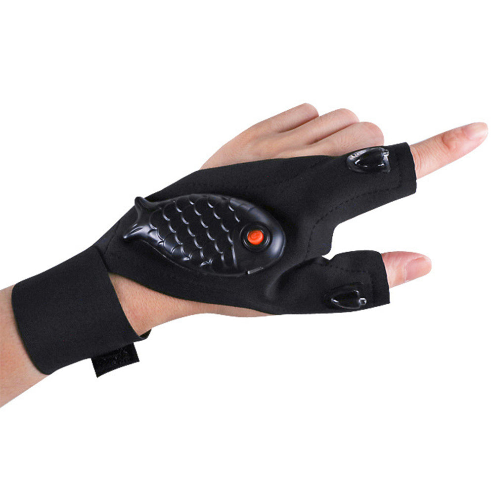 Glow-in-the-Dark Fishing Gloves – Night Fishing Safety