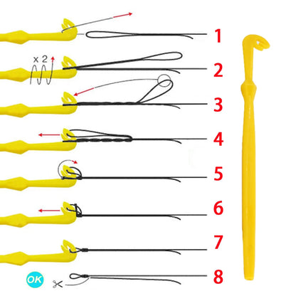 Hook Tying Tool Kit – 5x Faster Knot Tying