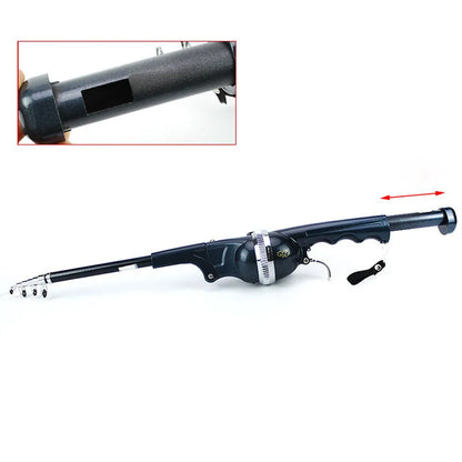 Ultra-Compact Folding Fishing Rod & Reel – Ice & Travel