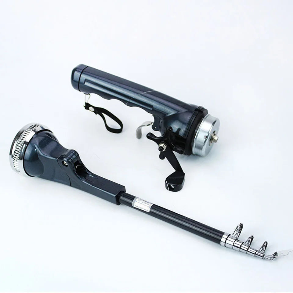 Ultra-Compact Folding Fishing Rod & Reel – Ice & Travel