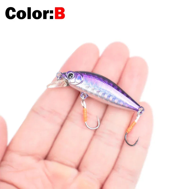 Mini Sinking Minnow Lure – Perch, Trout & Bass (3.2g)