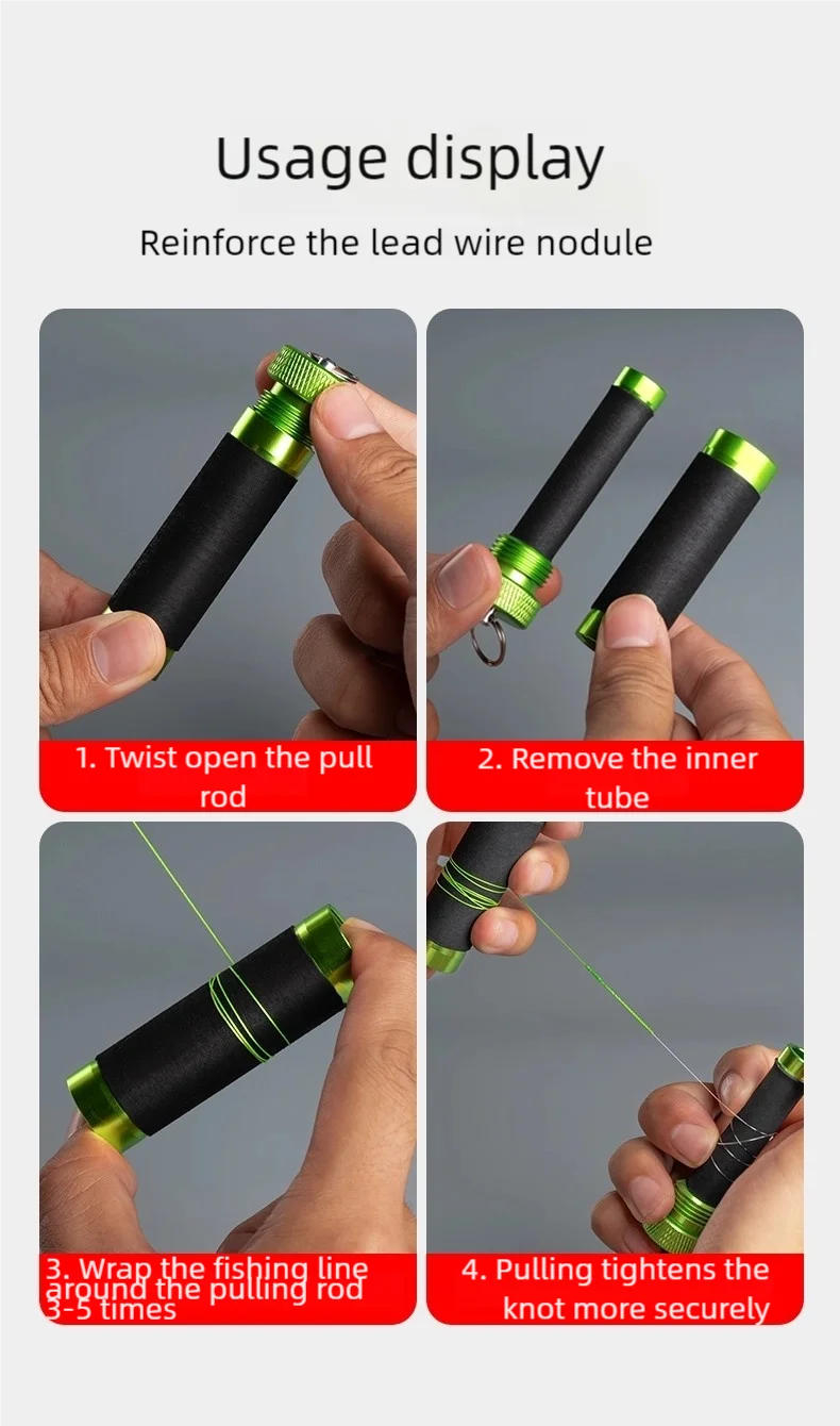 Multi-Function Fishing Line Tool – Snag Puller & Hook Tyer