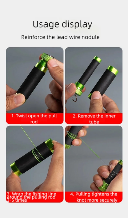 Multi-Function Fishing Line Tool – Snag Puller & Hook Tyer