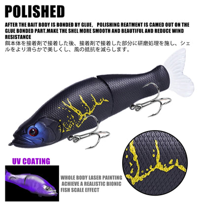 Slow Sinking Swimbait Lure 30g – Pike, Bass & Perch