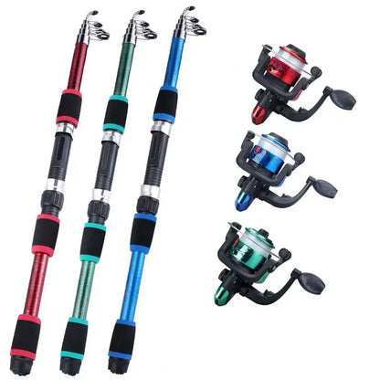 Telescopic Fishing Pole Full Kit – All-in-One Starter Set