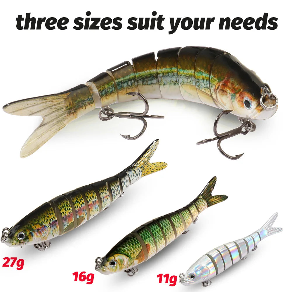 Jointed Swimbait Lure – Bass, Pike & Trout (11g / 16g / 27g)