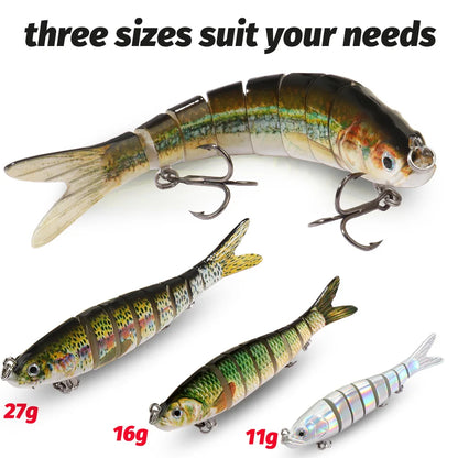 Jointed Swimbait Lure – Bass, Pike & Trout (11g / 16g / 27g)