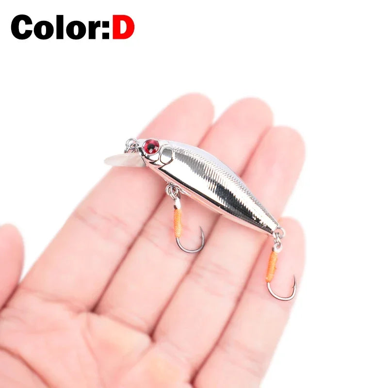 Mini Sinking Minnow Lure – Perch, Trout & Bass (3.2g)