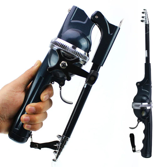 Ultra-Compact Folding Fishing Rod & Reel – Ice & Travel