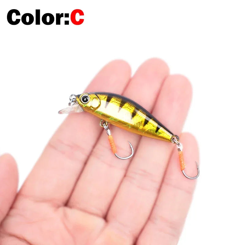 Mini Sinking Minnow Lure – Perch, Trout & Bass (3.2g)