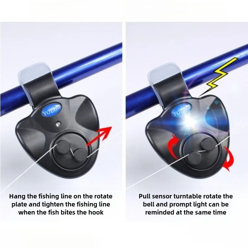 Electronic Fishing Bite Alarm – LED + Loud Siren