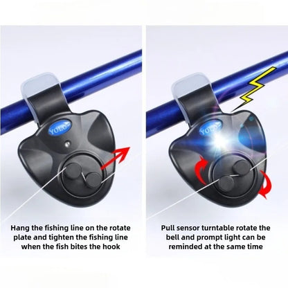 Electronic Fishing Bite Alarm – LED + Loud Siren
