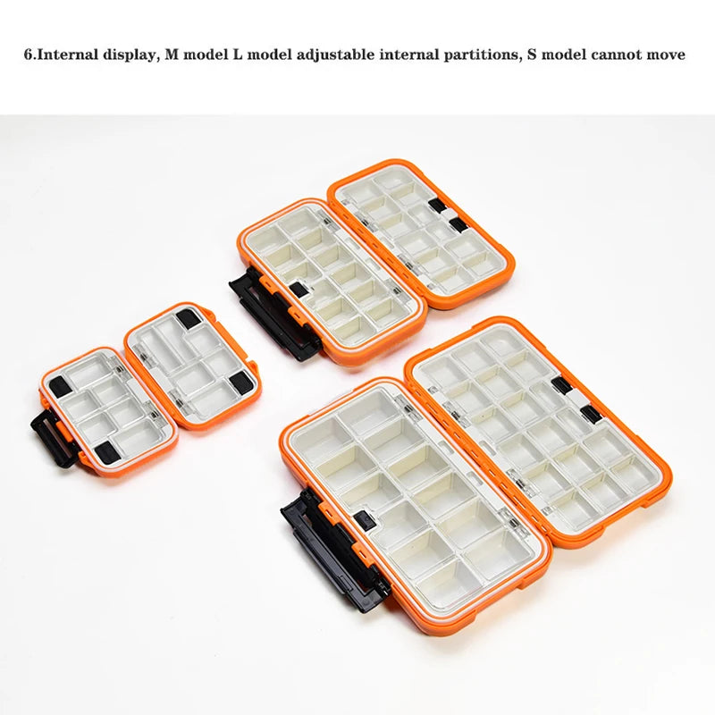 Waterproof Fishing Tackle Box – S / M / L