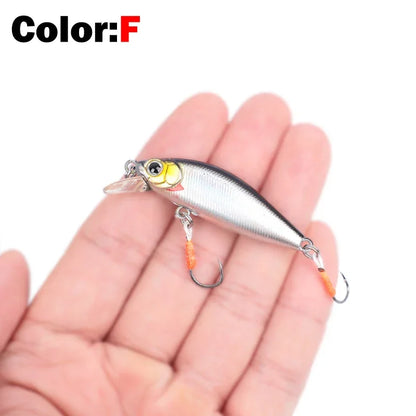 Mini Sinking Minnow Lure – Perch, Trout & Bass (3.2g)
