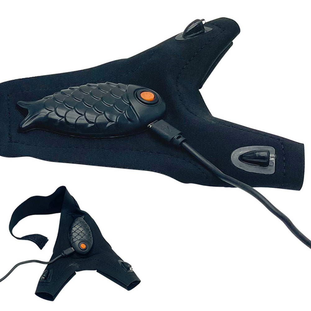 Glow-in-the-Dark Fishing Gloves – Night Fishing Safety